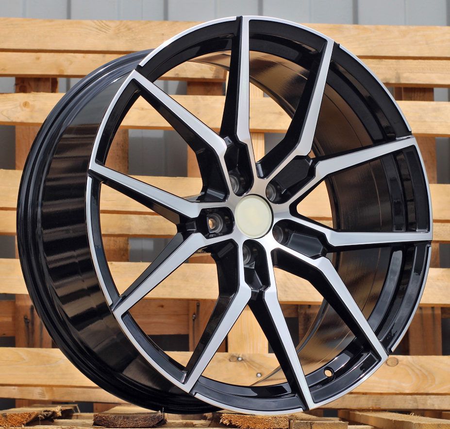  R21x9 5X108 ET 38.5 63.4 I5628 Black Polished (MB) For VOLVO (P1) (POLESTAR) 9x21 ET38.5 5x108