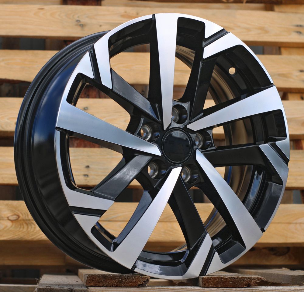 R15x6 5X100 ET 40 57.1 XE276 Black Polished (MB) For VW (R) 6x15 ET40 5x100