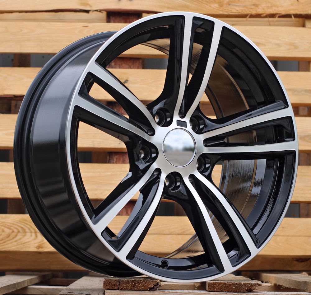  R17x8 5X120 ET 34 72.6 B5739 Black Polished (MB) For BMW (L2) 8x17 ET34 5x120