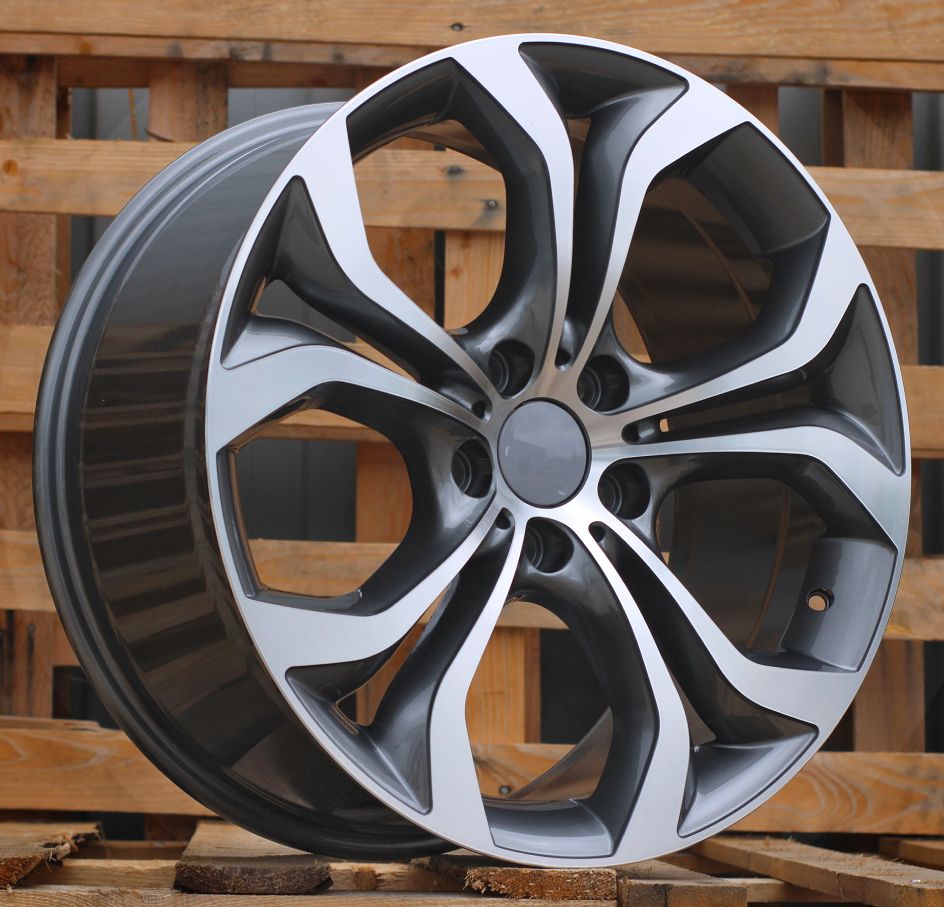 R19x9 5X120 ET 48 74.1 BY117 Grey Polished (MG) For BMW (P) (X5) 9x19 ET48 5x120