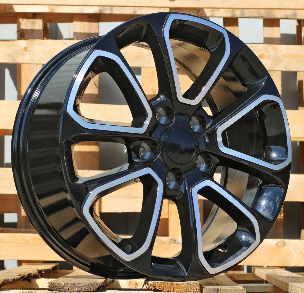 R18x8 5X127 ET 50 71.5 I5319 Black Polished (MB) For JEEP (P1) 8x18 ET50 5x127