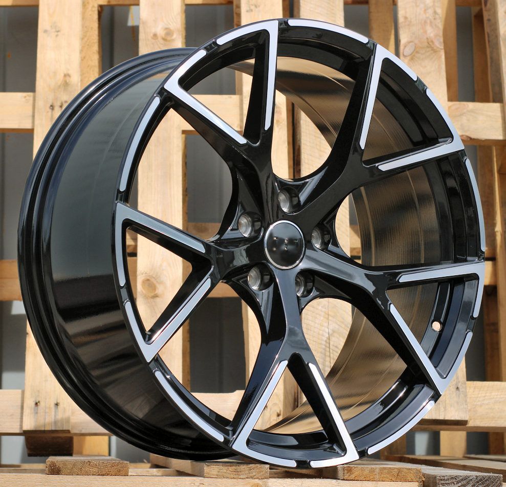  R18x8 5X112 ET 46 57.1 3S5997 Black Polished (MB) For AUD (K2) (HYBRID FORGED New Model) 8x18 ET46 5x112