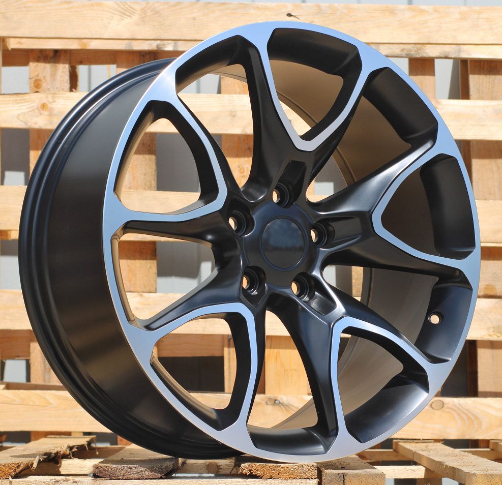  R20x9 5X127 ET 40 71.5 B1790 Black Polished Half Matt (MBHM) For JEEP (Z1) 9x20 ET40 5x127