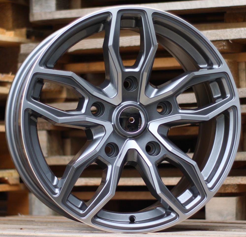 ALU PLATIŠČA R18x8 5X160 ET 48 65.1 B1251 Grey Polished (MG) For FORD (Z4) (4x4 (max 1100kg)) 8x18 ET48 5x160