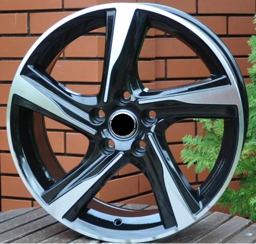  R18x7.5 5X108 ET 49 63.3 BY115 Black Polished (MB) For VOLVO (Z4) 7.5x18 ET49 5x108