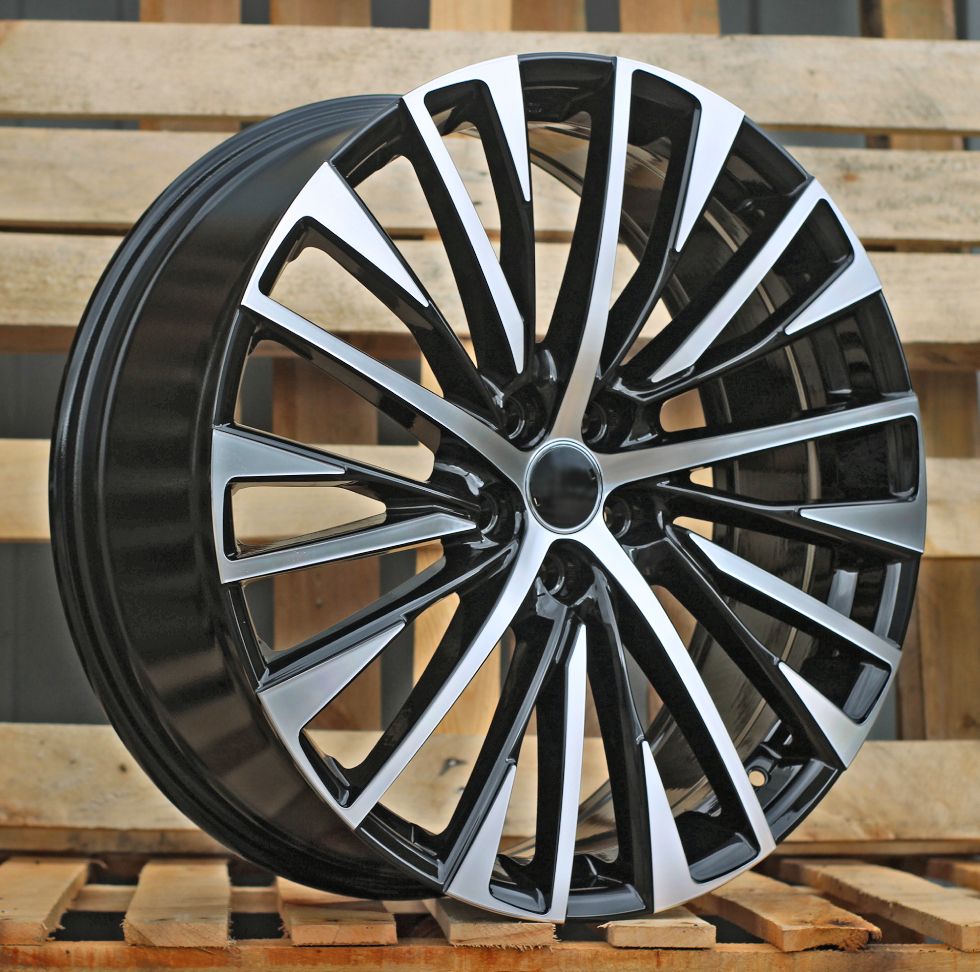  R19x8 5X114.3 ET 40 60.1 Y1118 (HP952) Black Polished (MB) For LEX (Z5) (New RX (Bolt 14x1.5 conus)) 8x19 ET40 5x114.3